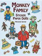 Monkey Family Sticker Paper Dolls di Marjorie Sarnat edito da Dover Publications Inc.