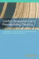 Conflict Assessment and Peacebuilding Planning di Lisa Schirch edito da Kumarian Press