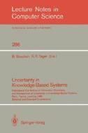 Uncertainty in Knowledge-Based Systems edito da Springer Berlin Heidelberg
