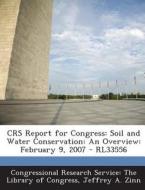Crs Report For Congress di Jeffrey a Zinn edito da Bibliogov