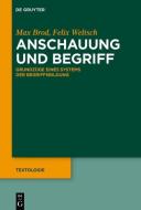 Anschauung und Begriff di Max Brod, Felix Weltsch edito da Gruyter, Walter de GmbH