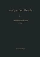 Betriebsanalysen edito da Springer Berlin Heidelberg