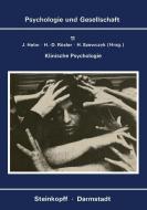 Klinische Psychologie edito da Steinkopff Dr. Dietrich V