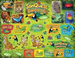 Sonquest Rainforest Stickers 10pk edito da Gospel Light Publications
