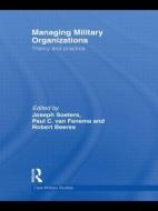 Managing Military Organizations edito da Taylor & Francis Ltd