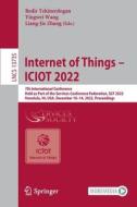 Internet of Things ¿ ICIOT 2022 edito da Springer Nature Switzerland