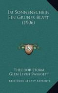 Im Sonnenschein Ein Grunes Blatt (1906) di Theodor Storm edito da Kessinger Publishing