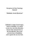 Kabbalah: Jewish Mysticism di Gregory Alexander, Sri G. Ananda edito da Createspace
