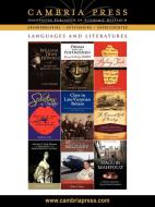 Cambria Press Languages and Literatures Catalog di Press Cambria Press, Cambria Press edito da CAMBRIA PR