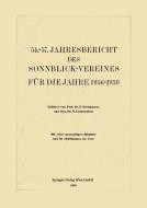 54.-57. Jahresbericht des Sonnblick-Vereines für die Jahre 1956-1959 edito da Springer Vienna