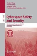 Cyberspace Safety and Security edito da Springer International Publishing