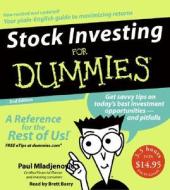 Stock Investing for Dummies di Paul Mladjenovic edito da HarperAudio