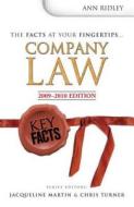 Key Facts: Company Law di Ann Ridley edito da Routledge