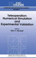 Teleoperation: Numerical Simulation and Experimental Validation edito da Kluwer Academic Publishers