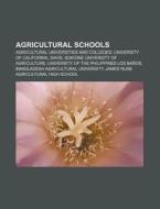 Agricultural Schools: Hurlstone Agricult di Books Llc edito da Books LLC, Wiki Series