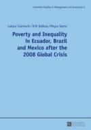 Poverty and Inequality in Ecuador, Brazil and Mexico after the 2008 Global Crisis di Lukasz Czarnecki, Erik Balleza, Mayra Sáenz edito da Lang, Peter GmbH