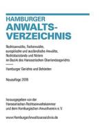 Hamburger Anwaltsverzeichnis edito da Bod