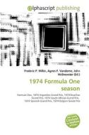 1974 Formula One Season edito da Vdm Publishing House