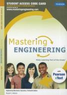 Masteringengineering with Pearson Etext -- Access Card -- For Engineering Mechanics: Dynamics di Russell C. Hibbeler edito da Prentice Hall