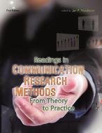 Readings in Communication Research Methods di Jon F. Nussbaum edito da Cognella Academic Publishing