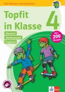Topfit in Klasse 4 - Deutsch, Mathematik und Englisch. Übungsbuch edito da Klett Lerntraining