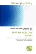1975 Formula One Season edito da Vdm Publishing House