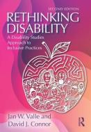 Rethinking Disability di Jan W. Valle, David J. (Hunter College Connor edito da Taylor & Francis Ltd