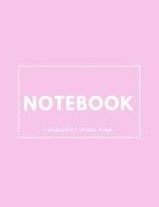 Notebook 1 Subject: Petal Pink: Notebook 8.5 X 11: Notebook 100 Pages di Journal Boutique edito da Createspace Independent Publishing Platform