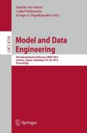 Model and Data Engineering edito da Springer International Publishing