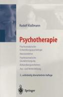 Psychotherapie di Rudolf Klußmann edito da Springer-Verlag GmbH