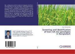 Screening and identification of Iron rich rice genotypes in Bangladesh di Golam Sarwar Jahan edito da LAP Lambert Academic Publishing