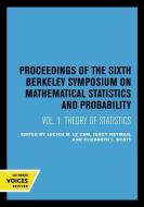 Proceedings Of The Sixth Berkeley Symposium On Mathematical Statistics And Probability, Volume I edito da University Of California Press