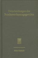 Entscheidungen Des Bundesverfassungsgerichts: Band 102 edito da Mohr Siebeck