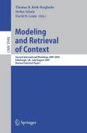 Modeling And Retrieval Of Context edito da Springer-verlag Berlin And Heidelberg Gmbh & Co. Kg