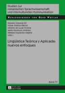 Lingüística Teórica y Aplicada: nuevos enfoques edito da Lang, Peter GmbH