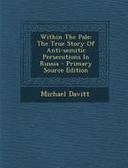 Within the Pale: The True Story of Anti-Semitic Persecutions in Russia - Primary Source Edition di Michael Davitt edito da Nabu Press