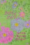 2014-2015 Weekly School Planner: Inspirational Planner with Colorful Floral Cover. Interior Pages Black and White with Floral Motif. Two Pages Per Wee di Anni Wernicke edito da Createspace