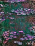 Notebook: Large Lined Notebook Monet's Water Lilies Purple Adaptation Modern di Studio Papyrus edito da LIGHTNING SOURCE INC