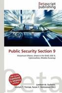 Public Security Section 9 edito da Betascript Publishing