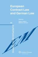 European Contract Law and German Law di Leible, Matthias Lehmann, Stefan Leible edito da WOLTERS KLUWER LAW & BUSINESS