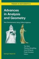 Advances in Analysis and Geometry edito da Birkhäuser Basel