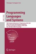 Programming Languages and Systems edito da Springer-Verlag GmbH