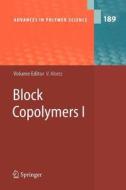 Block Copolymers I edito da Springer Berlin Heidelberg