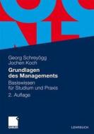 Grundlagen Des Managements di 9783834988676 edito da Springer