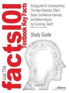 Studyguide For Understanding The New Statistics di Cram101 Textbook Reviews edito da Cram101