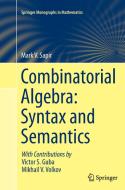Combinatorial Algebra: Syntax and Semantics di Mark V. Sapir edito da Springer International Publishing