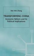 Economic Reform And Its Political Implications di #Wei-wei Zhang edito da Palgrave Macmillan