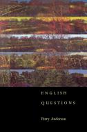 English Questions di Perry Anderson edito da VERSO