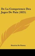 de La Competence Des Juges de Paix (1825) di Henrion De Pansey edito da Kessinger Publishing