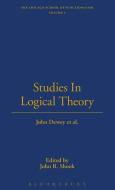 Studies in Logical Theory di Jennifer Dewey, John Dewey edito da BLOOMSBURY 3PL